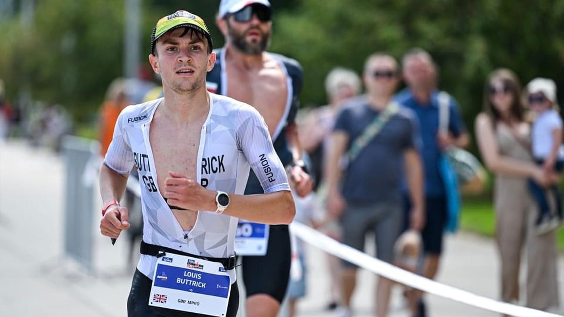 Louis Buttrick triathlete at the Ironman 70.3 Gydnia